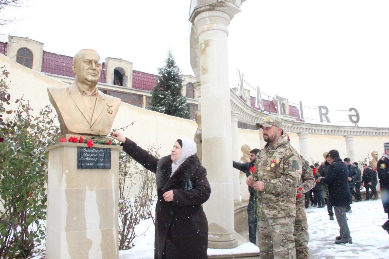 Goranboyda anım tədbirləri keçirildi - FOTOLAR